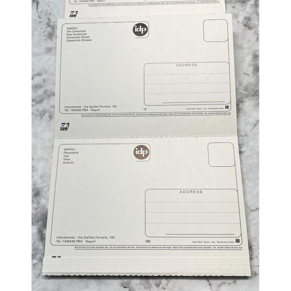 Napoli Italy 16 Color Photo Postcards Accordion Booklet Kodak Ektachrome - Picture 5 of 14